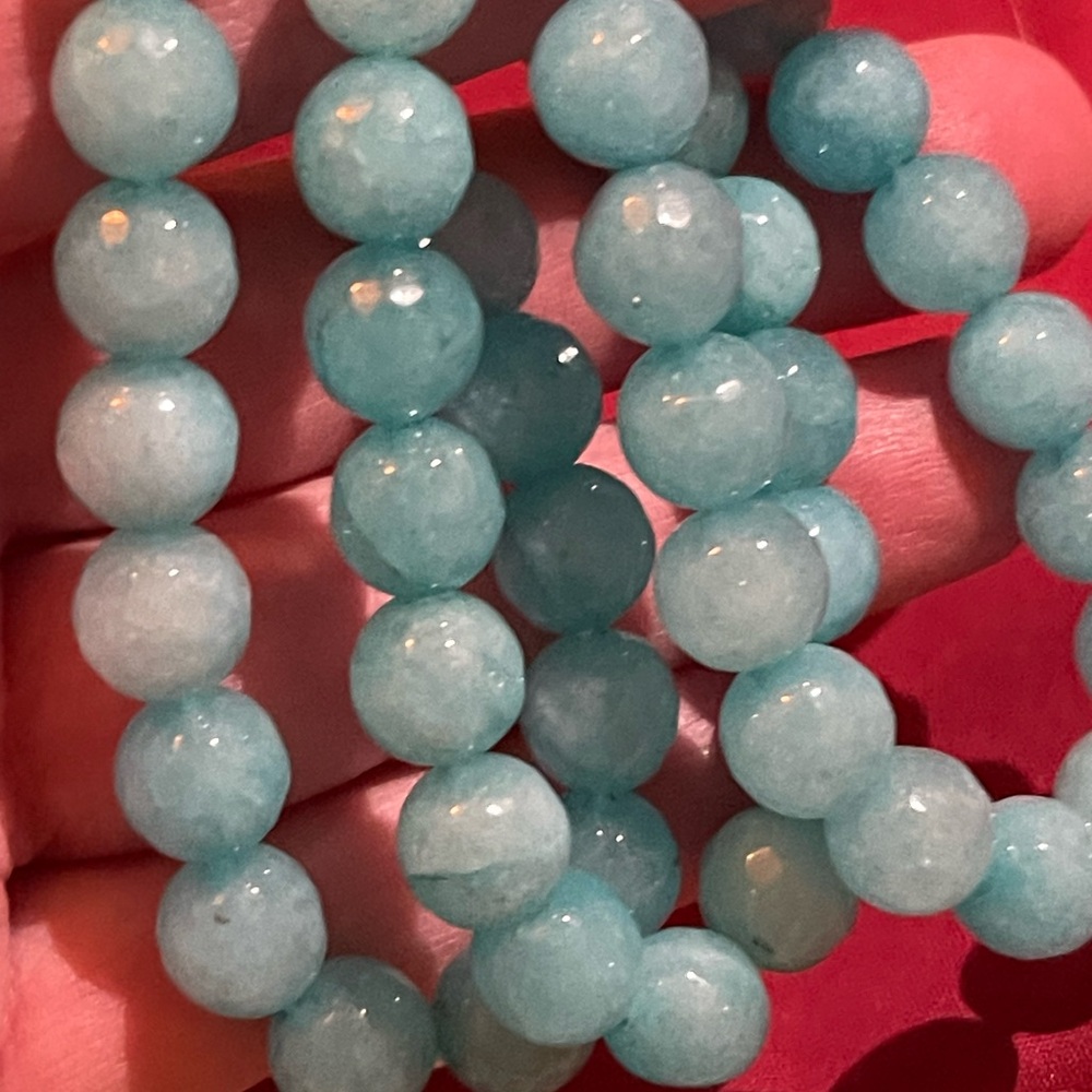 Chalcedony Gemstone bracelet - Picture 4 of 4